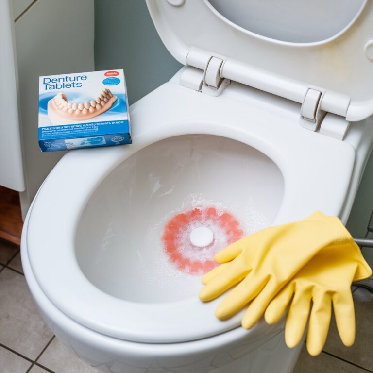 Cleaning Your Toilet With Denture Tablets